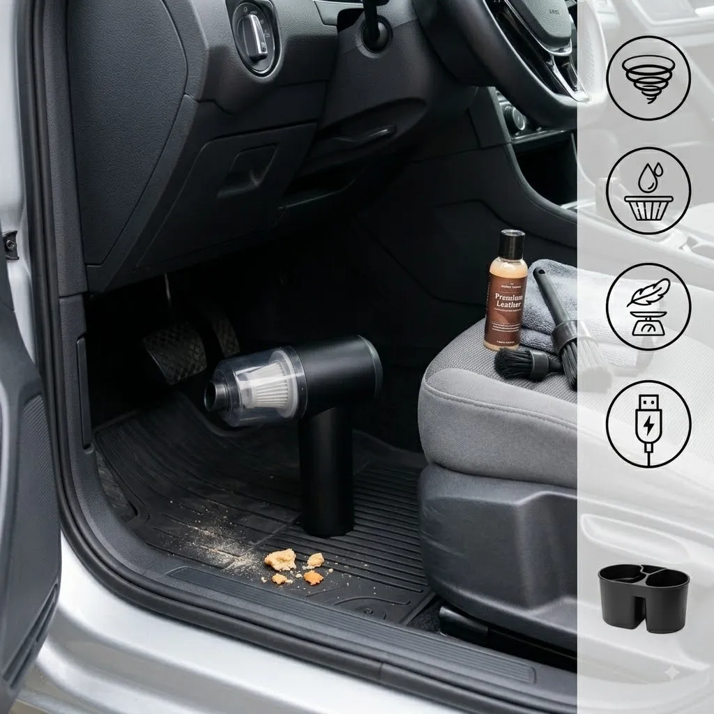 UltraClean™ 3-in-1 Portable Wireless Car & Home Vacuum Cleaner - Image 2